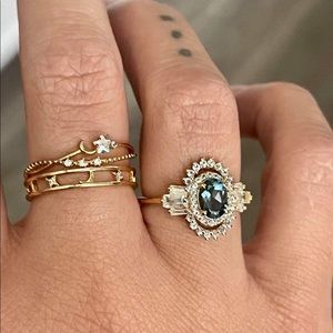 London Blue Topaz Ring by Local Eclectic